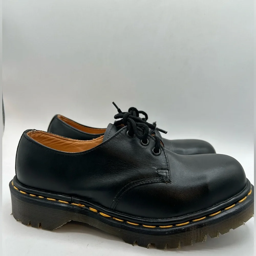 NEW VTG RARE 90s DR MARTENS 1925 3 EYE OXFORD BOOT MADE IN ENGLISH SZ 6 SHOE - Picture 4 of 15